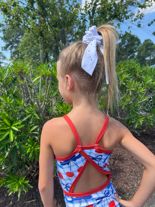 Rhinestone TailScrunchie