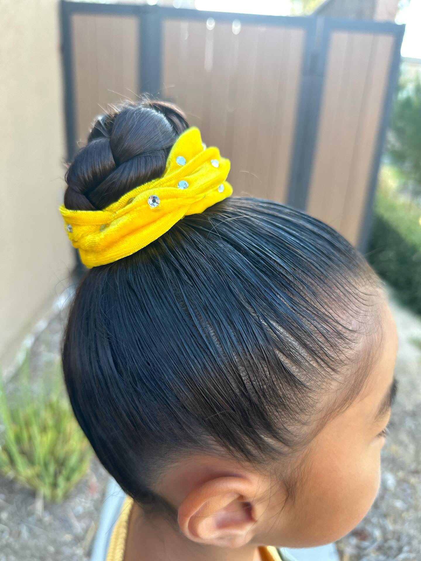 Velvet Rhinestone Scrunchie
