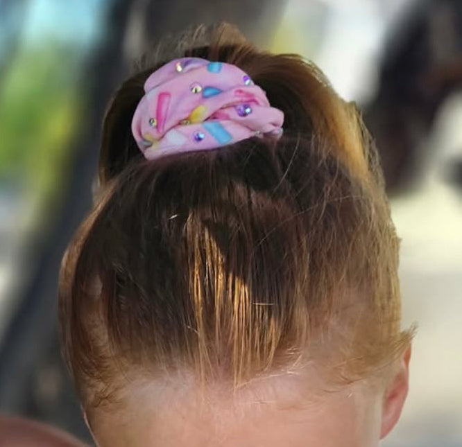 Sprinkles Rhinestone Scrunchie