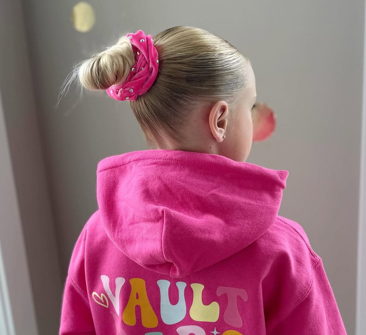 Velvet Rhinestone Scrunchie