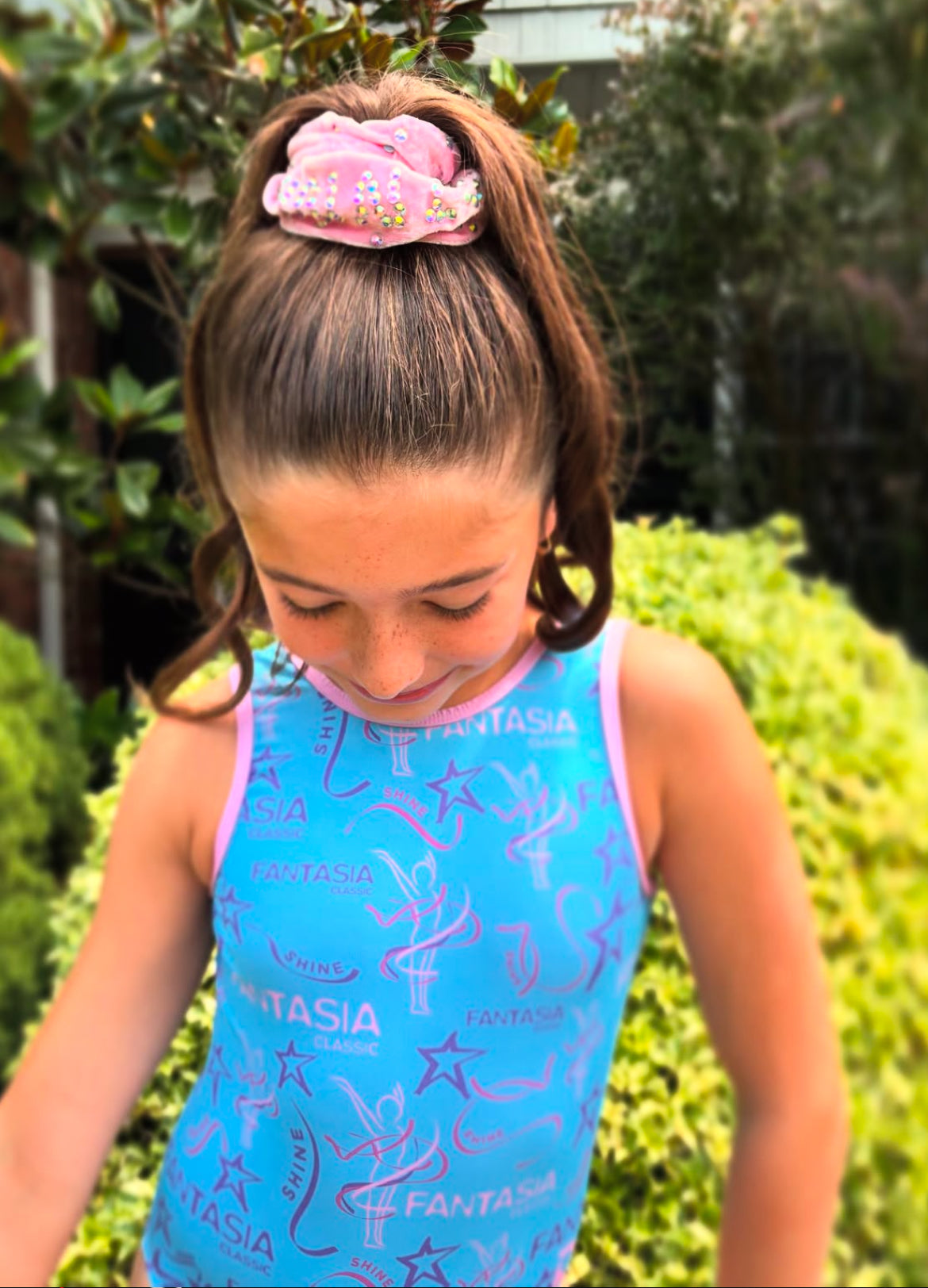 Personalized name scrunchie