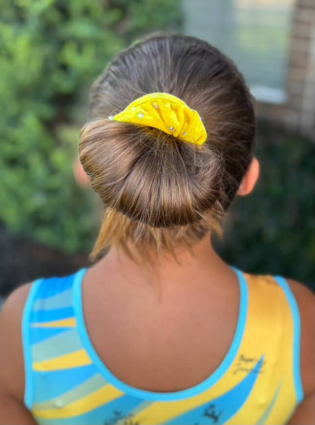 Velvet Rhinestone Scrunchie