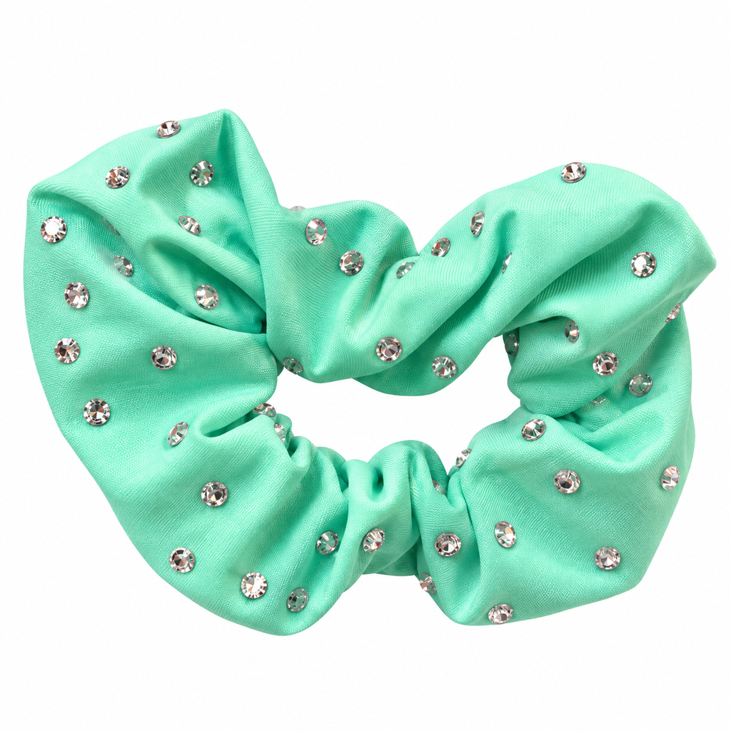 Spandex Mint Scrunchie