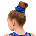 Metallic Royal Blue Scrunchie