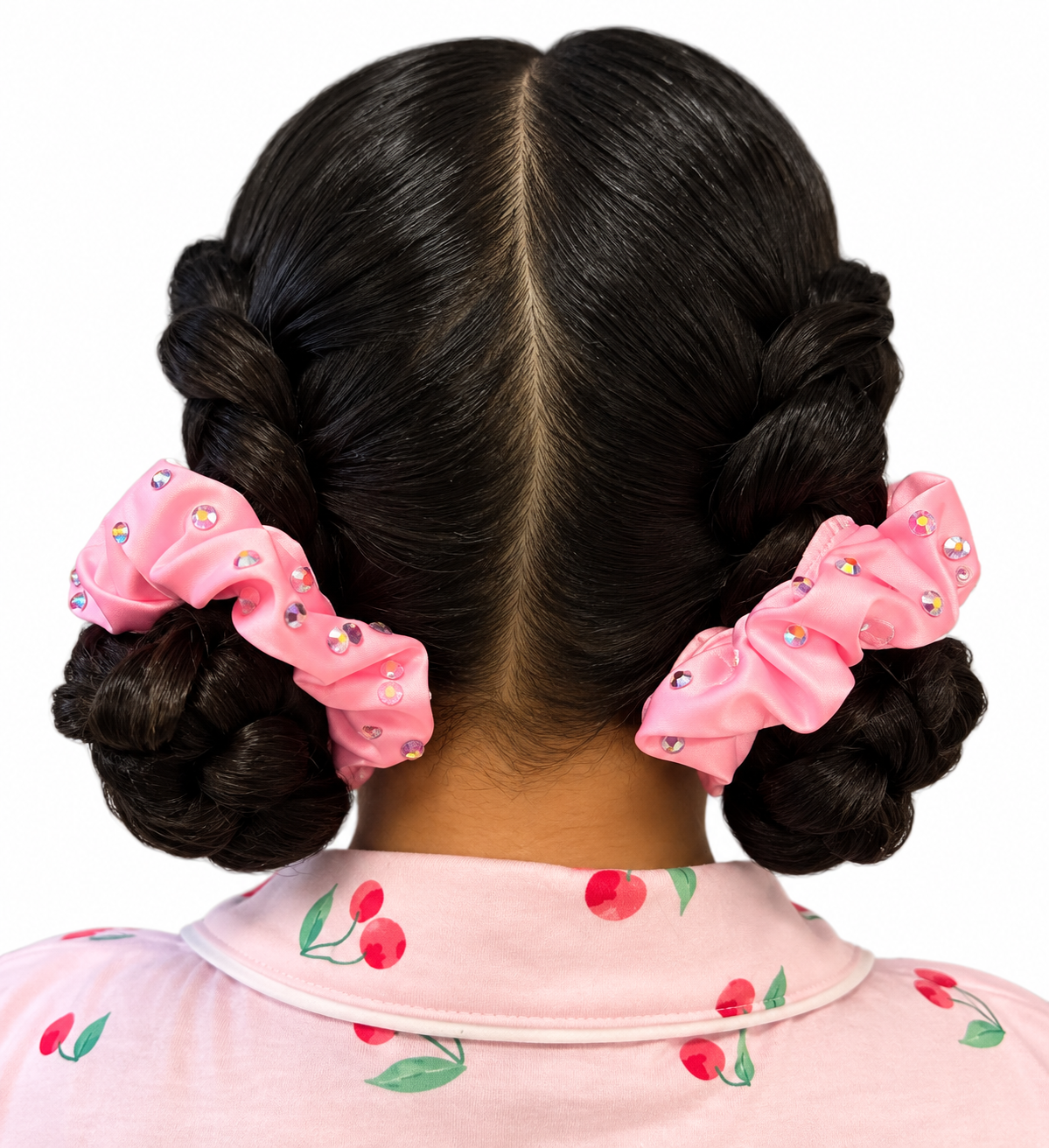Spandex Light Pink Space Buns