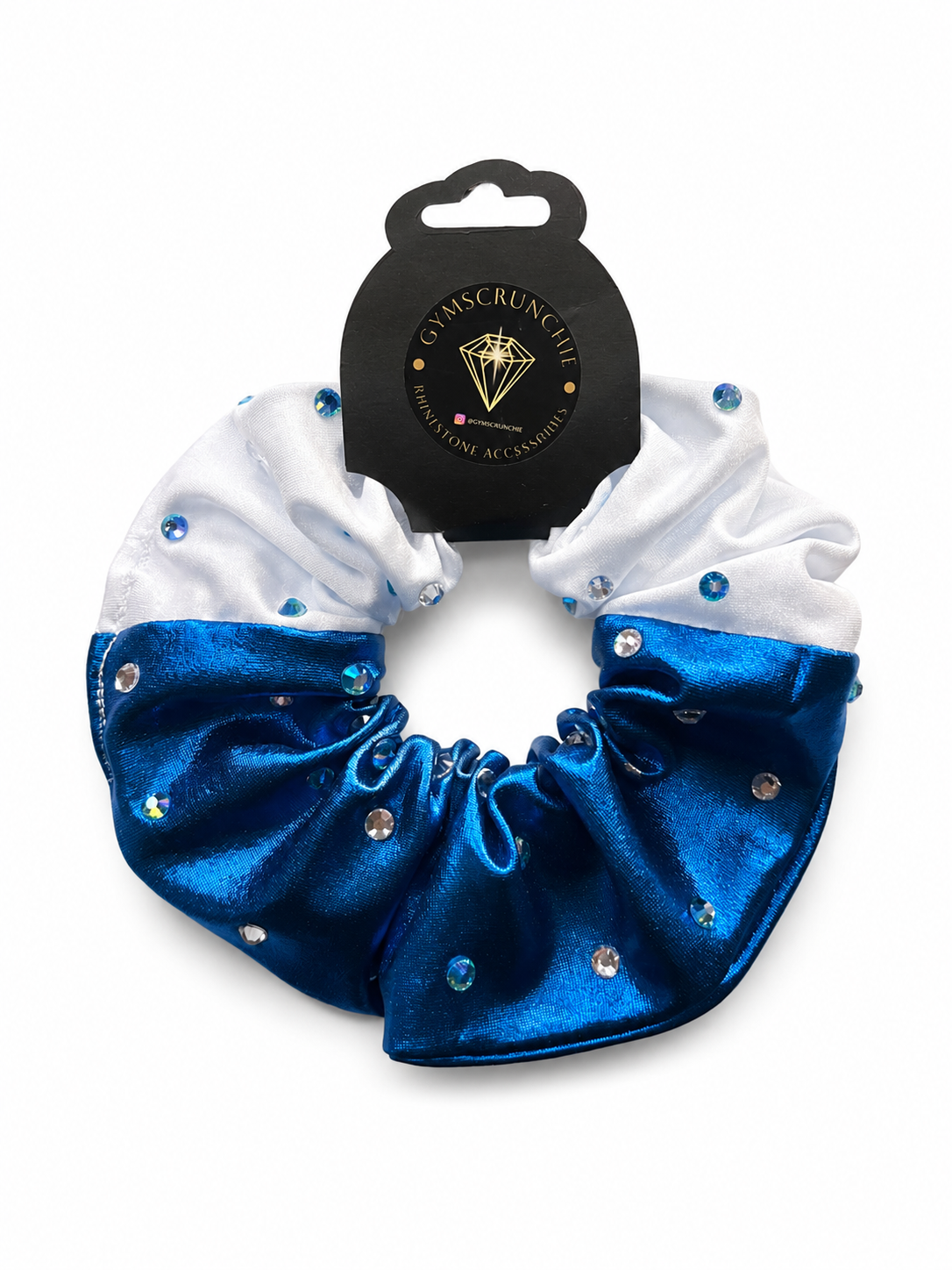Blue Diamond scrunchie