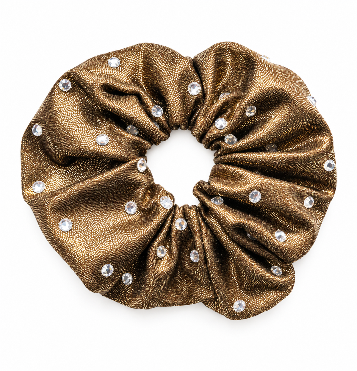 Metallic Bronze Scrunchie